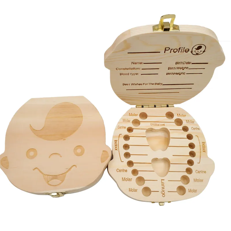Baby Tooth Box Spanish/Dutch/F - Baby Products Storage Box 评论和价格