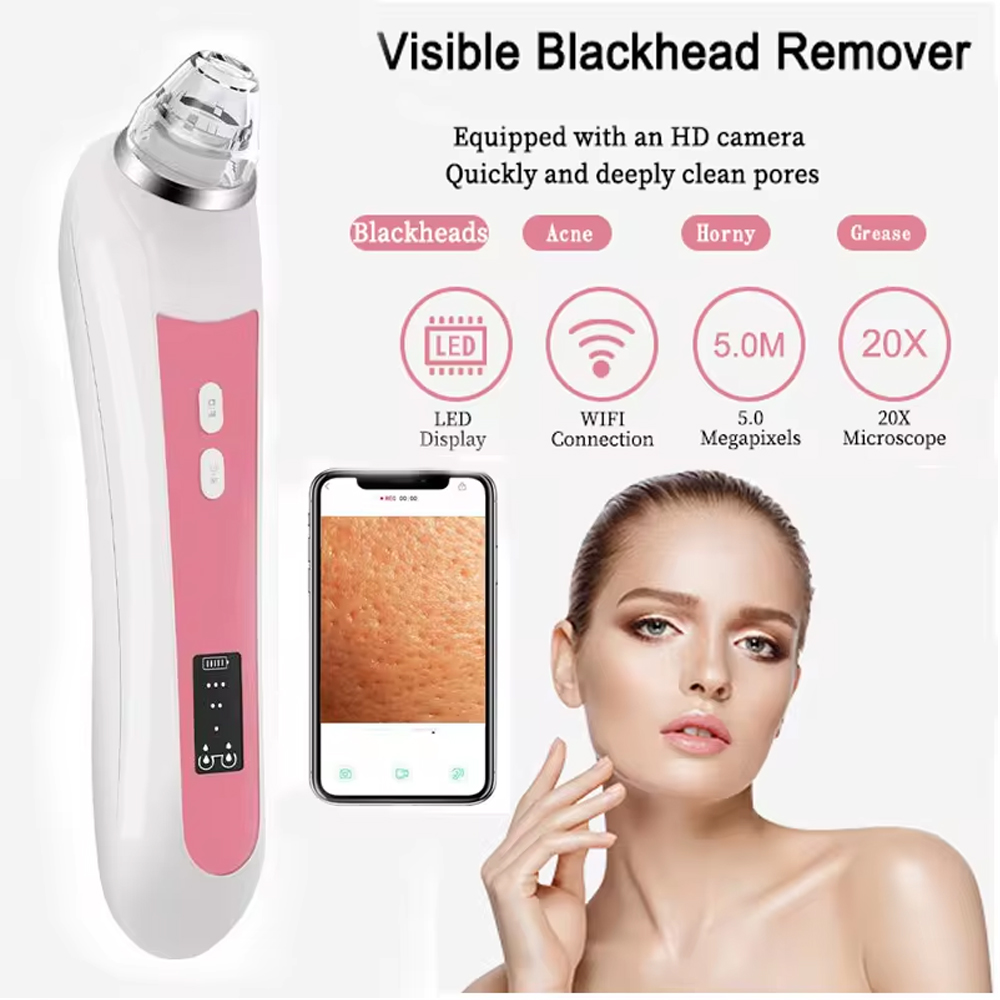 6 Heads Pore Cleaner Blackhead - Nasal Aspirator 评论和价格