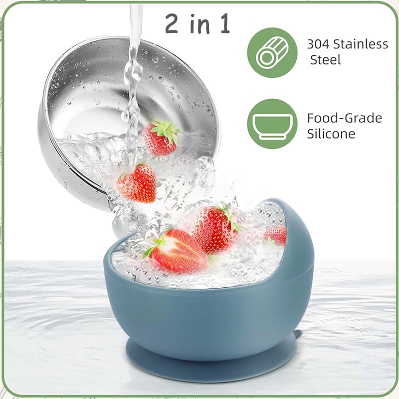 3Pcs Set Baby Feeding Bowl Wit - Baby Products Useful 评论和价格