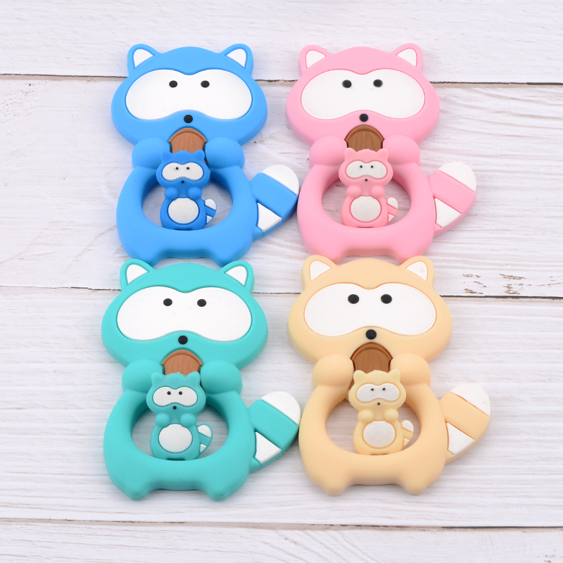 1PC Raccoon Silicone Teether T - Baby Products Expo 评论和价格
