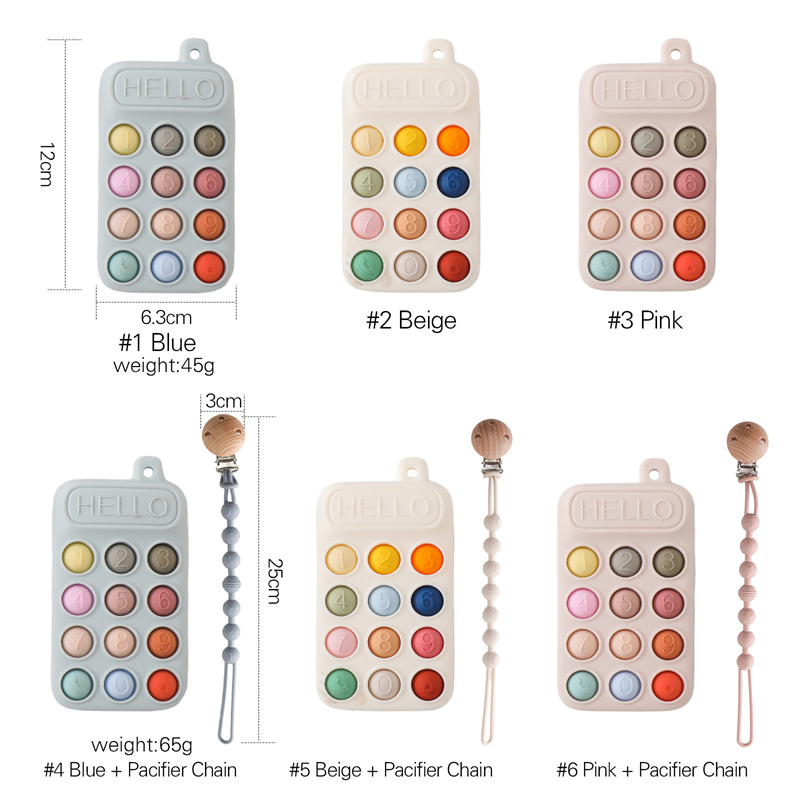 Baby Silicone Cell Phone Teeth - Baby Products Clicks 评论和价格
